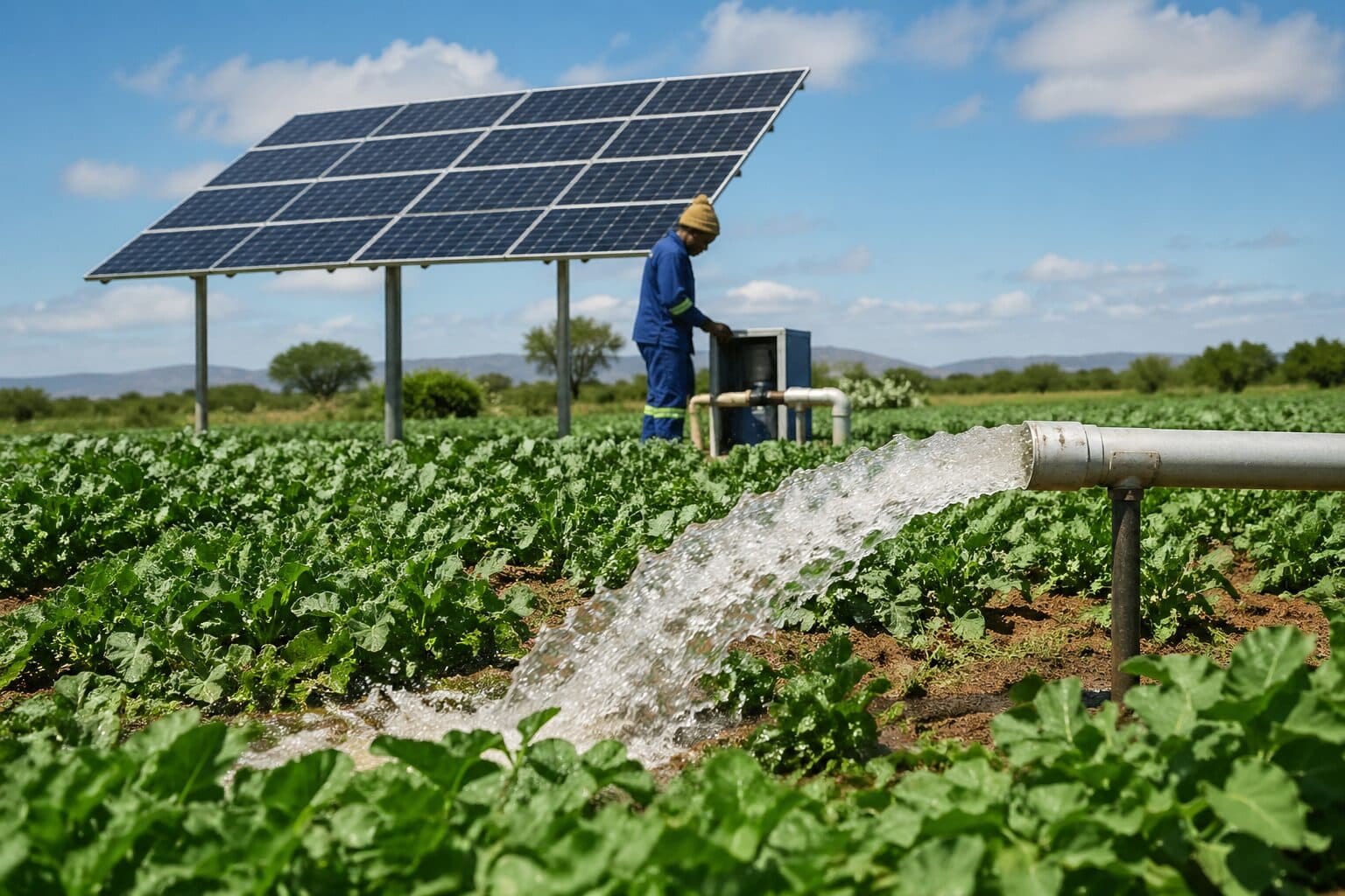 A farmer in the field